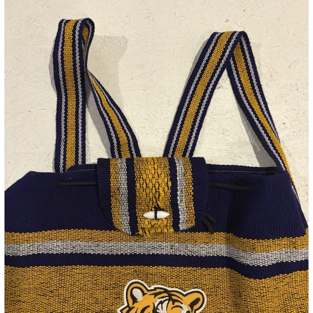 Louisiana State University (LSU)  Women's Serape Like Handbag Purse Backpack